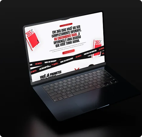 Detalhe da landing page do 365 Dias