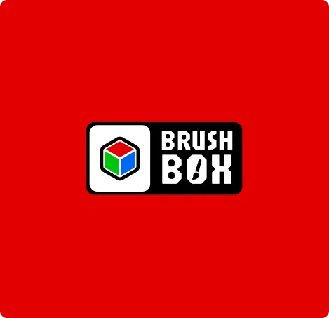 Aplicação da identidade visual da Brush Box
