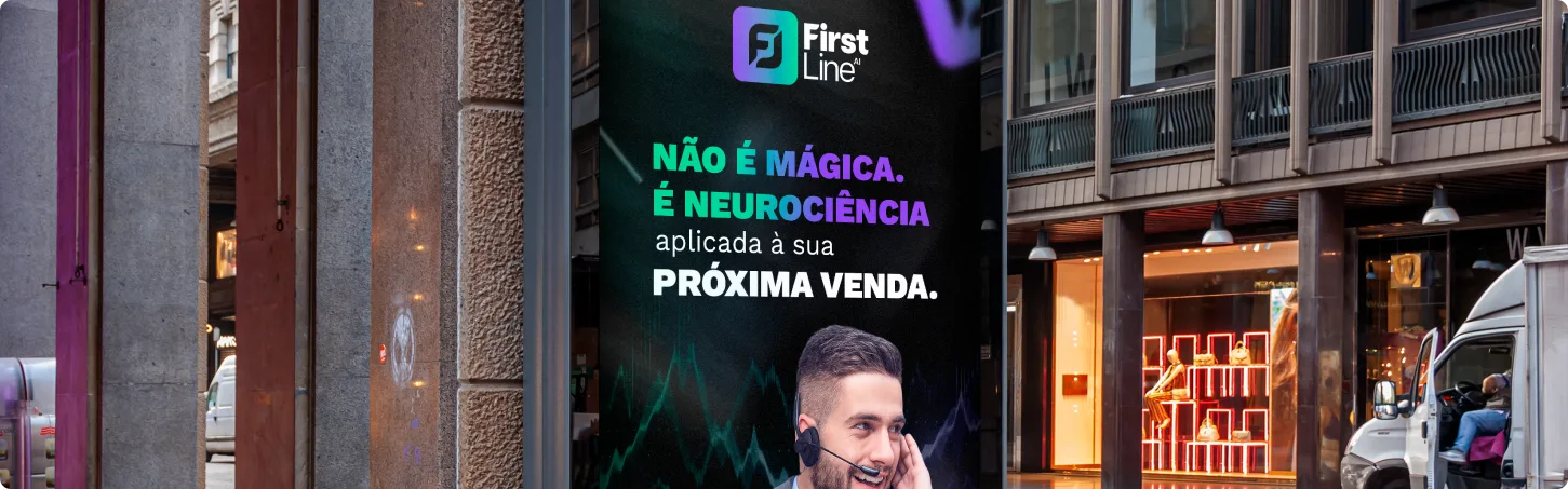 Aplicação da identidade visual da FirstLine
