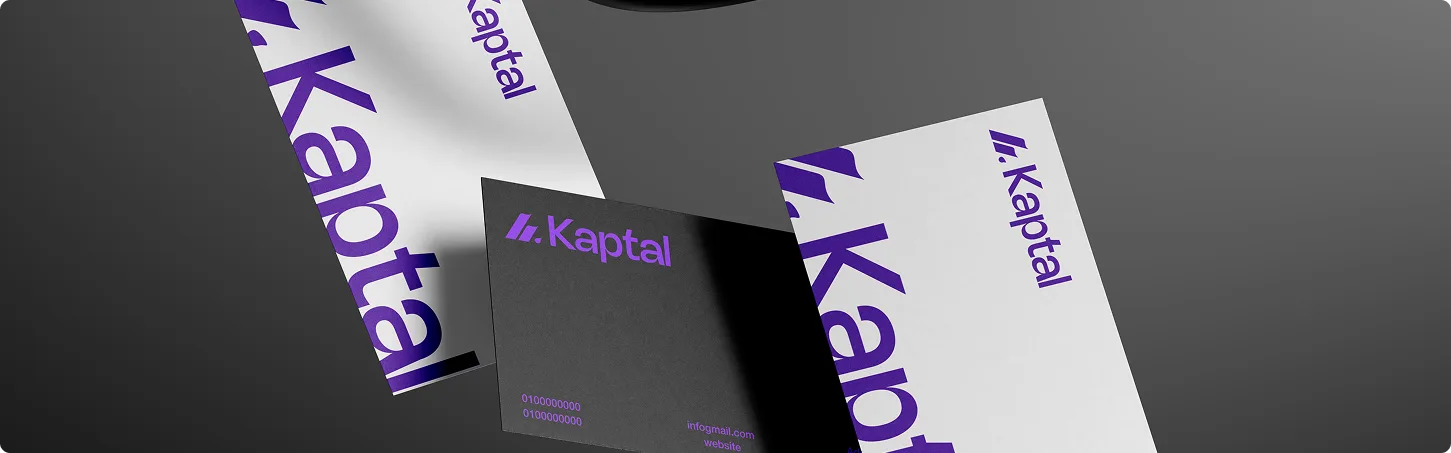 Aplicação da identidade visual da Kaptal
