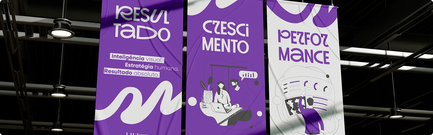Aplicação da identidade visual da VH Studio